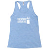 vacation alpaca bag animal humor funny Racerback Tank