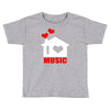 i love house music Toddler T-shirt