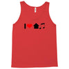 i love house music t shirt edm club wear rave electro party progressiv Tank Top