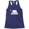 california bear Racerback Tank