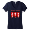 santa's grotto gentlemens club Women's V-Neck T-Shirt