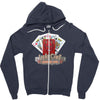 lucky devil gambling cards Zipper Hoodie