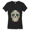 men's pura vida sugar skull Women's V-Neck T-Shirt