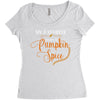 my favorite season is pumpkin spice Women's Triblend Scoop T-shirt