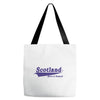 scotland born and raised retro white &amp; navy international country Tote Bags