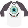 mike wazowski monstres 3/4 Sleeve Shirt