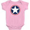 star us america  independence Baby Onesie