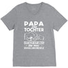 papa und tochter V-Neck Tee