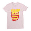 fries before guys Ladies Fitted T-Shirt