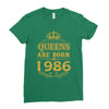 queens are born in 1986 Ladies Fitted T-Shirt
