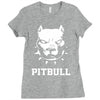 american pitbull terrier Ladies Fitted T-Shirt