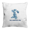 you complete me Throw Pillow