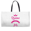 queens are born in july Weekender Totes