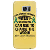 education is the most powerful weapon you can use to change the world Samsung Galaxy S7 Edge Case