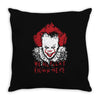 we all float down here Throw Pillow