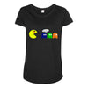 funny zombie Maternity Scoop Neck T-shirt