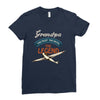 grandpa the pilot the myth the legend Ladies Fitted T-Shirt