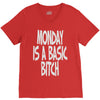 monday is a basic bitch V-Neck Tee