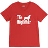 the dogfather english springer spaniel white V-Neck Tee