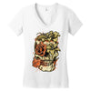 death flower Women's V-Neck T-Shirt