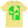 mad engine marvel brand punisher scar glow in the dark T-Shirt