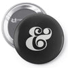 ampersand Pin-back button