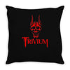 screaming skull Throw Pillow