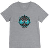 mustache animal V-Neck Tee