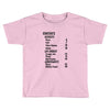 contents list Toddler T-shirt