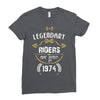 legendary riders are born in 1974 Ladies Fitted T-Shirt