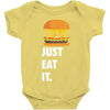 just eat it burger lover Baby Bodysuit