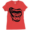monkey face Ladies Fitted T-Shirt