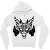 bat ornate Zipper Hoodie