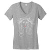 Pablo Picasso War And Peace 1952 Women's V-Neck T-Shirt