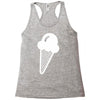 ice cream cone funny Racerback Tank