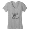 #IMWITHKAP (f129) Women's V-Neck T-Shirt