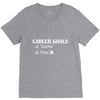 teacher career goals V-Neck Tee