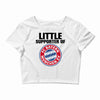 little supporter bayern munich Crop Top