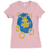 sad hedgehog Ladies Fitted T-Shirt