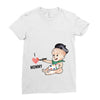 Cute Baby Painter's Mom Love Ladies Fitted T-Shirt
