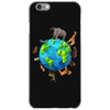 animal polygon around the planet iPhone 6/6s Case