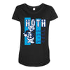 hoth coldest in the galaxy Maternity Scoop Neck T-shirt