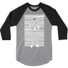 banksy prisoner barcode 3/4 Sleeve Shirt