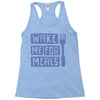 wake me for meals Racerback Tank