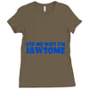 ask me why i'm jawsome Ladies Fitted T-Shirt