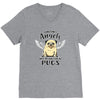 angel pug [converted] V-Neck Tee
