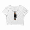 a cat always with me Crop Top
