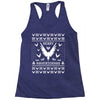 Merry Maverickmas Ugly Christmas Sweater Racerback Tank
