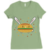 bun bun Ladies Fitted T-Shirt