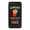 Exercise Extra Fries iPhone 7 Plus Shell Case